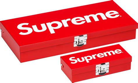 supreme metal box size|Supreme Large Metal Storage Box .